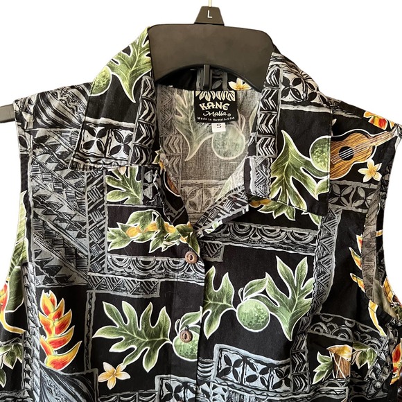 Kane Malia vintage size small sleeveless women’s Hawaiian shirt - Picture 5 of 8